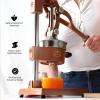 image:imageZulay Kitchen Cast Iron Juicer  EasytoClean HeavyDuty Manual Juicer Professional Citrus Juicer  Stainless Steel Lemon Squeezer  Manual Citrus Press amp Orange Squeezer  Orange Juicer  NavyOriginal  Rusted Brown