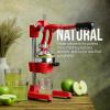 image:imageZulay Kitchen Cast Iron Juicer  EasytoClean HeavyDuty Manual Juicer Professional Citrus Juicer  Stainless Steel Lemon Squeezer  Manual Citrus Press amp Orange Squeezer  Orange Juicer  NavyOriginal  Red