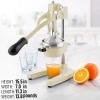 image:imageZulay Kitchen Cast Iron Juicer  EasytoClean HeavyDuty Manual Juicer Professional Citrus Juicer  Stainless Steel Lemon Squeezer  Manual Citrus Press amp Orange Squeezer  Orange Juicer  NavyOriginal  Cream