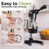 image:imageZulay Kitchen Cast Iron Juicer  EasytoClean HeavyDuty Manual Juicer Professional Citrus Juicer  Stainless Steel Lemon Squeezer  Manual Citrus Press amp Orange Squeezer  Orange Juicer  NavyOriginal  Black