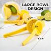 image:imageZulay Kitchen Metal Lemon Squeezer  Handheld Lemon Juicer Squeezer  Easy to Use Citrus Juicer  Manual Press for Extracting the Most Juice Possible  Extracts Every Last DropLemon Yellow