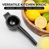 image:imageZulay Kitchen Metal Lemon Squeezer  Handheld Lemon Juicer Squeezer  Easy to Use Citrus Juicer  Manual Press for Extracting the Most Juice Possible  Extracts Every Last DropBlack