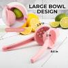 image:imageZulay Kitchen Metal Lemon Squeezer  Handheld Lemon Juicer Squeezer  Easy to Use Citrus Juicer  Manual Press for Extracting the Most Juice Possible  Extracts Every Last DropPink