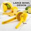 image:imageZulay Kitchen Metal Lemon Squeezer  Handheld Lemon Juicer Squeezer  Easy to Use Citrus Juicer  Manual Press for Extracting the Most Juice Possible  Extracts Every Last DropBright Yellow