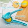 image:imageZulay Kitchen Metal Lemon Squeezer  Handheld Lemon Juicer Squeezer  Easy to Use Citrus Juicer  Manual Press for Extracting the Most Juice Possible  Extracts Every Last DropLight Blue