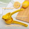image:imageZulay Kitchen Metal Lemon Squeezer  Handheld Lemon Juicer Squeezer  Easy to Use Citrus Juicer  Manual Press for Extracting the Most Juice Possible  Extracts Every Last DropBright Yellow