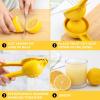 image:imageZulay Kitchen Metal Lemon Squeezer  Handheld Lemon Juicer Squeezer  Easy to Use Citrus Juicer  Manual Press for Extracting the Most Juice Possible  Extracts Every Last DropBright Yellow