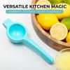 image:imageZulay Kitchen Metal Lemon Squeezer  Handheld Lemon Juicer Squeezer  Easy to Use Citrus Juicer  Manual Press for Extracting the Most Juice Possible  Extracts Every Last DropLight Blue