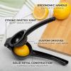 image:imageZulay Kitchen Metal Lemon Squeezer  Handheld Lemon Juicer Squeezer  Easy to Use Citrus Juicer  Manual Press for Extracting the Most Juice Possible  Extracts Every Last DropBlack
