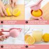 image:imageZulay Kitchen Metal Lemon Squeezer  Handheld Lemon Juicer Squeezer  Easy to Use Citrus Juicer  Manual Press for Extracting the Most Juice Possible  Extracts Every Last DropPink