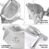 image:imageZulay Fruit Manual Juicer Heavy Duty Juice Press Squeezer with Detachable Lever amp Removable Strainer  Fruit Press amp Hand Juicer For Pomegranates Lemons Oranges and More RedSilver