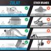 image:imageZulay Fruit Manual Juicer Heavy Duty Juice Press Squeezer with Detachable Lever amp Removable Strainer  Fruit Press amp Hand Juicer For Pomegranates Lemons Oranges and More RedSilver