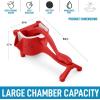 image:imageZulay Fruit Manual Juicer Heavy Duty Juice Press Squeezer with Detachable Lever amp Removable Strainer  Fruit Press amp Hand Juicer For Pomegranates Lemons Oranges and More RedRed