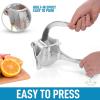 image:imageZulay Fruit Manual Juicer Heavy Duty Juice Press Squeezer with Detachable Lever amp Removable Strainer  Fruit Press amp Hand Juicer For Pomegranates Lemons Oranges and More RedSilver