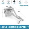 image:imageZulay Fruit Manual Juicer Heavy Duty Juice Press Squeezer with Detachable Lever amp Removable Strainer  Fruit Press amp Hand Juicer For Pomegranates Lemons Oranges and More RedSilver