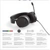 imageSteelSeries New Arctis Nova 1P MultiSystem Gaming wired Headset  HiFi Drivers  360 Spatial Audio  Comfort Design  Durable  LightweightNoiseCancelling Mic  PS5PS4 PC Xbox Switch  BlackBlack