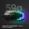 imageSteelSeries Aerox 3  Holey RGB Gaming Mouse  Ultralightweight Water Resistant Design  8500 DPI TrueMove Core Optical Sensor  SnowOnyx
