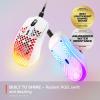 imageSteelSeries Aerox 3  Holey RGB Gaming Mouse  Ultralightweight Water Resistant Design  8500 DPI TrueMove Core Optical Sensor  SnowSnow
