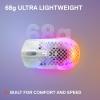 imageSteelSeries Aerox 3 Wireless  Holey RGB Gaming Mouse  18K DPI TrueMove Air Optical Sensor  UltraLightweight Water Resistant Design  Ghost