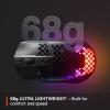 imageSteelSeries Aerox 3 Wireless  Holey RGB Gaming Mouse  Ultralightweight Water Resistant Design  18K DPI TrueMove Air Optical Sensor SnowOnyx