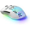 imageSteelSeries Aerox 3 Wireless  Holey RGB Gaming Mouse  Ultralightweight Water Resistant Design  18K DPI TrueMove Air Optical Sensor SnowSnow