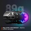 imageSteelSeries Aerox 9 Wireless  Holey RGB Gaming Mouse  Ultralightweight Water Resistant Design  18 Buttons  Bluetooth24 GHz  18K DPI TrueMove Air Optical SensorOnyx