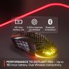 imageSteelSeries Aerox 9 Wireless  Holey RGB Gaming Mouse  Ultralightweight Water Resistant Design  18 Buttons  Bluetooth24 GHz  18K DPI TrueMove Air Optical SensorOnyx