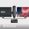 imageSteelSeries Alias USB Mic for PC  3x Bigger Capsule for Gaming Streaming and Podcasting  Sonar for Streamers Audio Software  AI Noise Cancelling  LED Mute ampamp Level Monitoring  Shock MountAlias Pro