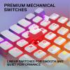 imageSteelSeries Apex 7 TKL Compact Mechanical Gaming Keyboard  OLED Smart Display  USB Passthrough and Media Controls  Linear and Quiet  RGB Backlit Red Switch  Ghost