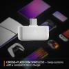 imageSteelSeries Arctis Nova 5X Wireless MultiSystem Gaming Headset  White  Neodymium Magnetic Drivers  100 Audio Presets  60 HR Battery  24GHz or BT  Gen2X Mic  Xbox PC PS Switch MobileWhite