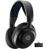 imageSteelSeries Arctis Nova 5X Wireless MultiSystem Gaming Headset  White  Neodymium Magnetic Drivers  100 Audio Presets  60 HR Battery  24GHz or BT  Gen2X Mic  Xbox PC PS Switch MobileBlack