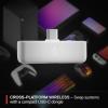imageSteelSeries Arctis Nova 5X Wireless MultiSystem Gaming Headset  White  Neodymium Magnetic Drivers  100 Audio Presets  60 HR Battery  24GHz or BT  Gen2X Mic  Xbox PC PS Switch MobileWhite