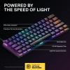 imageSteelSeries New Apex 9 Mini  HotSwap Optical Mini Keyboard  60 Compact Design  Optical Switches  RGB Customization  Aluminum Alloy Frame  Double Shot PBT KeycapMini 60