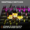imageSteelSeries New Apex 9 Mini  HotSwap Optical Mini Keyboard  60 Compact Design  Optical Switches  RGB Customization  Aluminum Alloy Frame  Double Shot PBT KeycapTKL