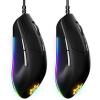 imageSteelSeries Rival 3 Gaming Mouse  8500 CPI TrueMove Core Optical Sensor  6 Programmable Buttons  Split Trigger Buttons  Brilliant Prism RGB Lighting Ergonomic BlackWired 2 Pack