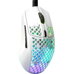 imageSteelSeries Aerox 3  Holey RGB Gaming Mouse  Ultralightweight Water Resistant Design  8500 DPI TrueMove Core Optical Sensor  SnowSnow