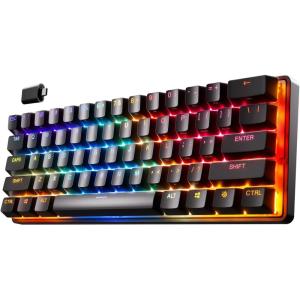 imageSteelSeries Apex Pro Mini HyperMagnetic Gaming Keyboard  Adjustable Actuation  Compact 60 Form Factor  RGB  PBT Keycaps  USBCMini 60