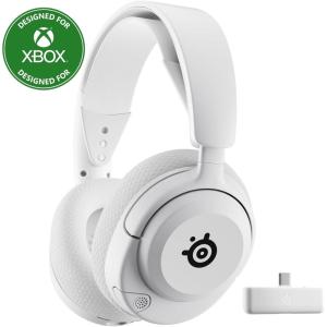 imageSteelSeries Arctis Nova 5X Wireless MultiSystem Gaming Headset  White  Neodymium Magnetic Drivers  100 Audio Presets  60 HR Battery  24GHz or BT  Gen2X Mic  Xbox PC PS Switch MobileWhite