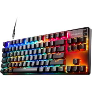 imageSteelSeries New Apex 9 Mini  HotSwap Optical Mini Keyboard  60 Compact Design  Optical Switches  RGB Customization  Aluminum Alloy Frame  Double Shot PBT KeycapTKL