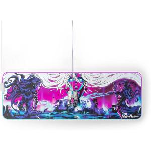 imageSteelSeries QcK Gaming Mouse Pad  Medium Stitched Edge Cloth  Extra Durable  Optimized For Gaming Sensors  BlackCSGO  Neo Noir