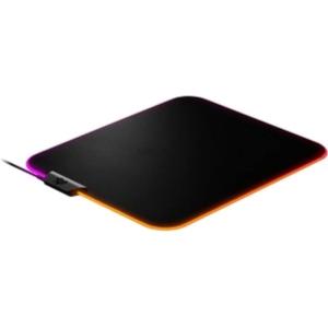 imageSteelSeries QcK Gaming Mouse Pad  Medium Stitched Edge Cloth  Extra Durable  Optimized For Gaming Sensors  BlackRGB  Black