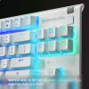 imageSteelSeries Apex 3 TKL White RGB Gaming Keyboard  Tenkeyless Compact Form Factor  8Zone RGB Illumination  Water and Dust Resistant  WhisperQuiet Gaming Switch