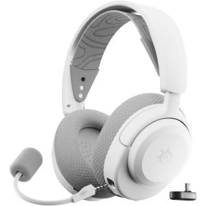 imageSteelSeries Arctis Nova 3P Wireless MultiPlatform Gaming Headset  Mobile App Control  40 HR Battery  Neodymium Magnetic Drivers  24GHzBluetooth  PS5 PS4 PC Switch Mobile  WhiteWhite