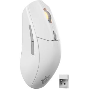 imageSteelSeries Rival 3 Gen 2 Gaming Mouse  8500 DPI TrueMove Core Optical Sensor  60 Million Click Durability  Low Latency  77g Lightweight  100 PTFE Feet  RGB  WhiteWhite