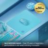 imageSteelSeries QcK Cloth Gaming Mouse Pad  Exclusive MicroWoven Surface  Optimized for Gaming Sensors  Maximum Control  Size M  Aqua