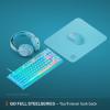 imageSteelSeries QcK Cloth Gaming Mouse Pad  Exclusive MicroWoven Surface  Optimized for Gaming Sensors  Maximum Control  Size M  Aqua