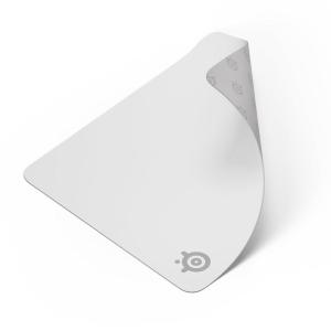 imageSteelSeries QcK Cloth Gaming Mouse Pad  Exclusive MicroWoven Surface  Optimized for Gaming Sensors  Maximum Control  Size L  White