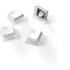 imageSteelSeries PRISMCAPS  Double Shot PuddingStyle Keycaps  Durable PBT Thermoplastic  Compatible with a Wide Range of Mechanical Keyboards  WhiteWhite