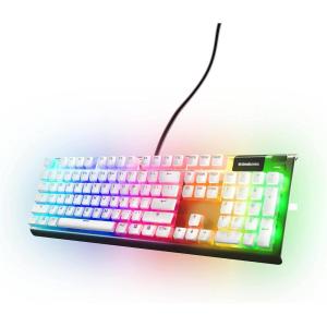 imageSteelSeries PRISMCAPS  Double Shot PuddingStyle Keycaps  Durable PBT Thermoplastic  Compatible with a Wide Range of Mechanical Keyboards  WhiteWhite