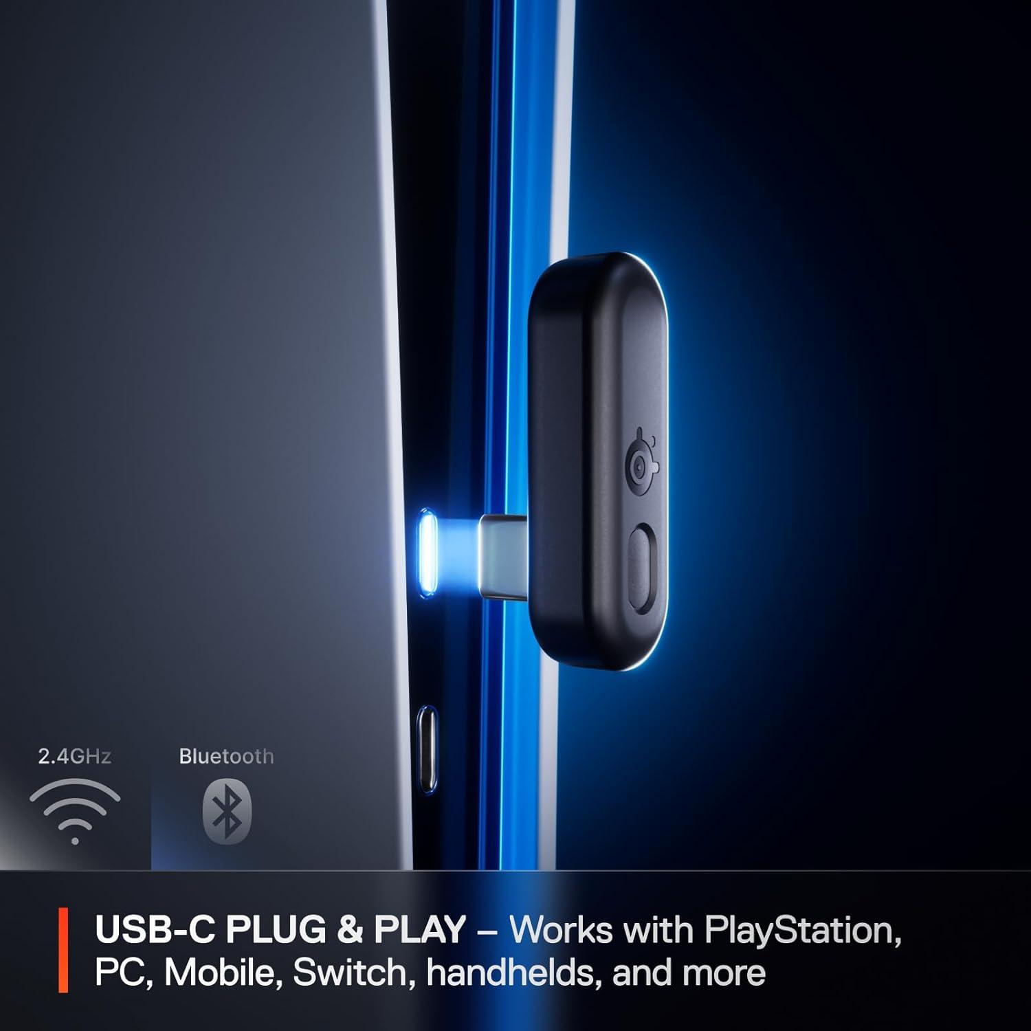 imageSteelSeries Arctis Nova 3X Wireless MultiPlatform Gaming Headset  Mobile App Control  40 HR Battery  Neodymium Magnetic Drivers  24GHzBluetooth  Xbox PS5 PC Switch Mobile  BlackBlack